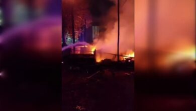 भवानी तोप सर्किल पर सब्जी की दुकान में लगी आग, पूरा सामान जलकर राख