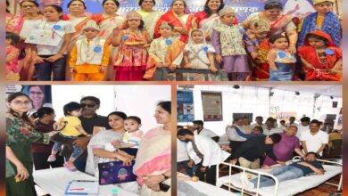 महावीर जन्मोत्सव: सुबह सेवा का संकल्प, शाम को भक्ति रस; 251 यूनिट रक्तदान, उमड़ा आस्था का सैलाब