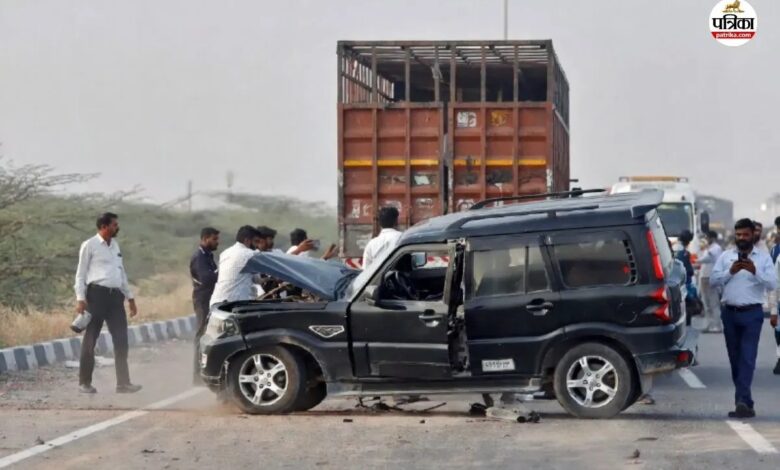 Bikaner Accident : भारत माला एक्सप्रेस-वे पर भीषण हादसा, ट्रक से भिड़ी SUV, एक की दर्दनाक मौत, दो गंभीर