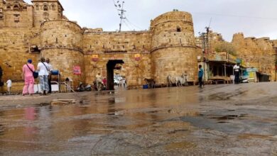 जैसलमेर जिले भर में बारिश, अंधड़ और ओलावृष्टि ने बदला मौसम का मिजाज