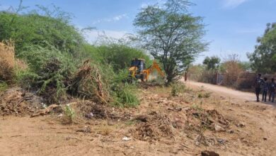 साडोकन में चला प्रशासन का पीला पंजा, गोचर-अंगोर की 22 बीघा जमीन अतिक्रमण मुक्त