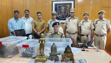 जयपुर के केशोपुरा मंदिर में हुई चोरी का खुलासा, 4 बदमाश गिरफ्तार