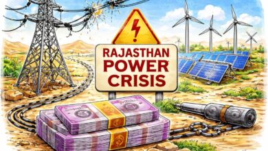राजस्थान में 2348 करोड़ की बिजली गायब, 4000 मेगावाट बिजली तैयार, पर भेजने को नहीं तार