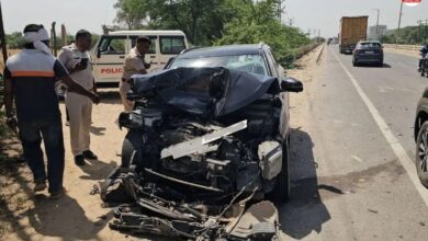 हनुमानगढ़ में दर्दनाक सड़क हादसा: बैंक कर्मचारी की मौके पर हुई मौत, 4 साथी गंभीर घायल