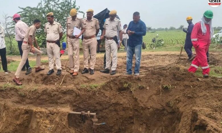 राजस्थान में IOCL पाइपलाइन से तेल चोरी की बड़ी साजिश नाकाम, गहरा गड्ढा खोदकर बिछाई 40 फीट लंबी पाइप