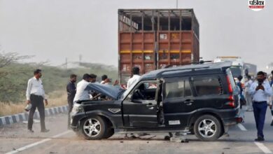 Bikaner Accident : भारत माला एक्सप्रेस-वे पर भीषण हादसा, ट्रक से भिड़ी SUV, एक की दर्दनाक मौत, दो गंभीर